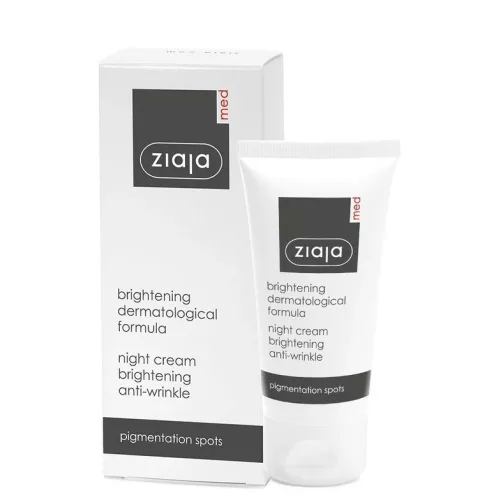 Ziaja Med világosító ránctalanító éjszakai krém, pigmentfoltos bőrre 50 ml - 
