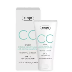 Ziaja cc krém érzékeny irritált kitágult hajszáleres bőrre 50 ml - Bio és natúr kozmetikumok