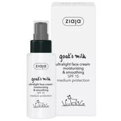 Ziaja kecsketejes ultralight arckrém ff15 50 ml - Bio és natúr kozmetikumok