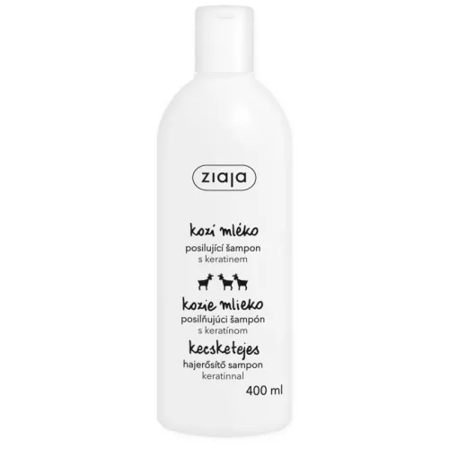 ZIAJA KECSKETEJES HAJERŐSÍTŐ SAMPON 400 ml - Bio és natúr kozmetikumok