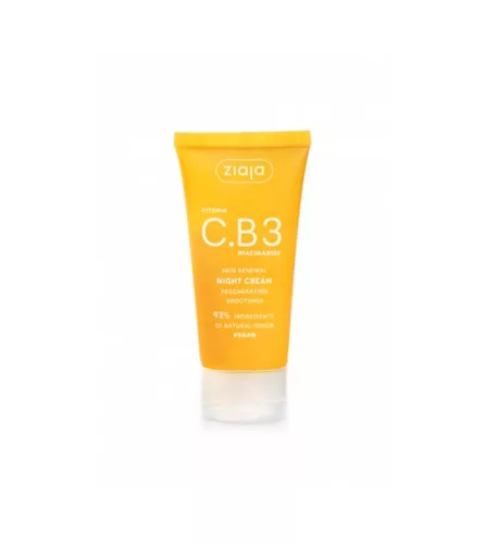 Ziaja c.b3 vitamin niacinamid éjszakai arckrém 50 ml - Bio és natúr kozmetikumok