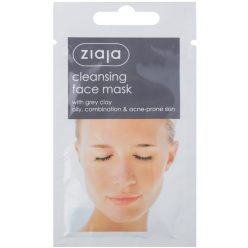 Ziaja tisztító arcmaszk zsíros-pattanásos bőrre szürke agyag 7 ml - Bio és natúr kozmetikumok