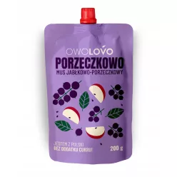 Owolovo gyümölcspüré alma-fekete ribizli 200 g - 
