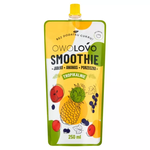 Owolovo gyüm.püré alma-ananász-feketeribizli 250ml - 
