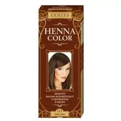 Henna Color szinező hajbalzsam nr 113 világosbarna 75 ml - Bio és natúr kozmetikumok