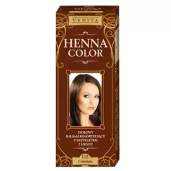 Henna Color szinező hajbalzsam nr 115 csokoládé barna 75 ml - Bio és natúr kozmetikumok