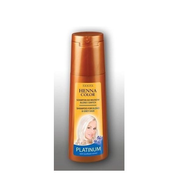 Henna Color hajsampon szőke és ősz árnyalatú hajra 250 ml