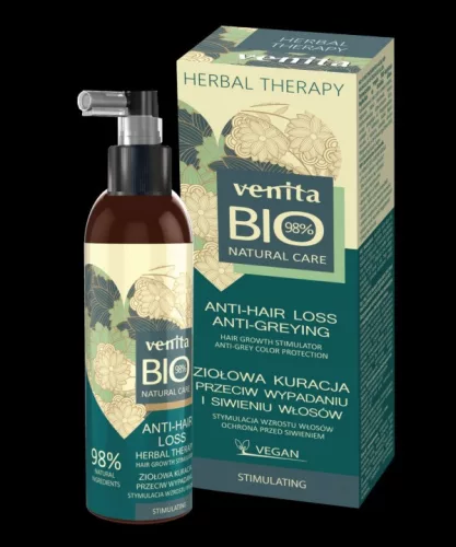 Venita bio hajhullás és őszülés elleni hajelixír 2:1-ben 200 ml - Bio és natúr kozmetikumok