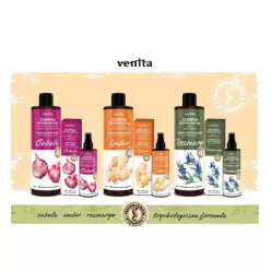 Venita trichológiás hajgyógyászati sampon gyömbér kivonattal gyenge, vékonyszálú hajra 300 ml - Bio és natúr kozmetikumok