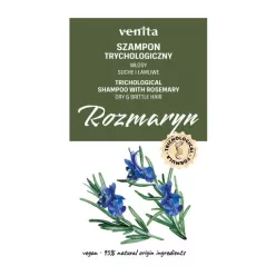 Venita trichológiás hajgyógyászati sampon rozmaring kivonattal száraz és töredezett hajra 300 ml - Bio és natúr kozmetikumok