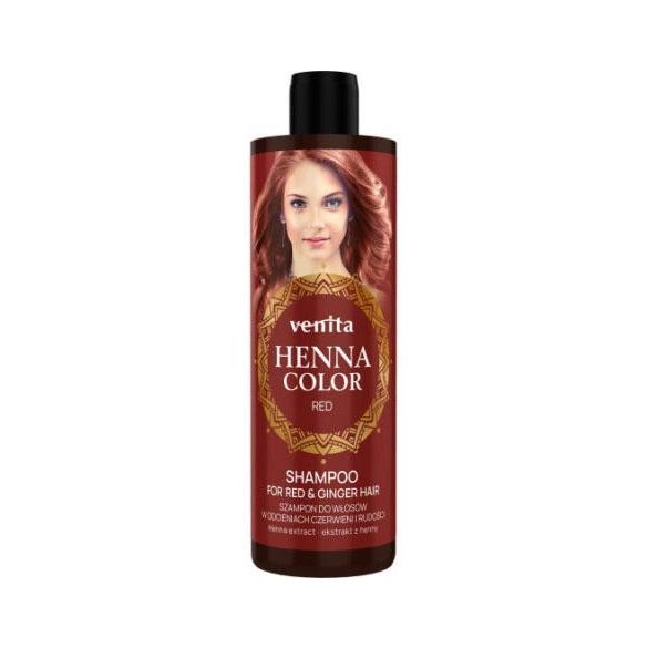 Henna Color hajsampon piros és vörös árnyalatú hajra 250 ml