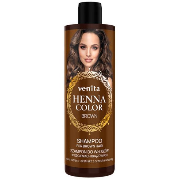 Henna Color hajsampon barna és piros árnyalatú hajra 250 ml