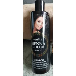 Henna Color hajsampon fekete árnyalatú hajra 250 ml - Bio és natúr kozmetikumok