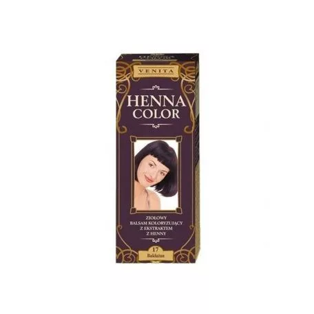 Henna Color szinező hajbalzsam nr 17 padlizsán 75 ml - Bio és natúr kozmetikumok