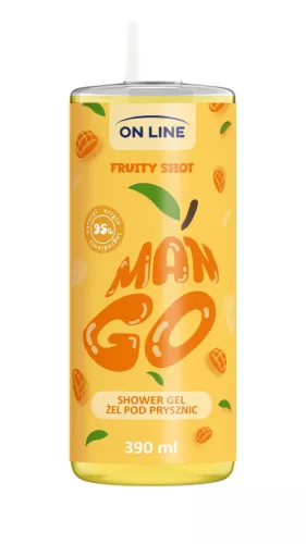 On Line tusfürdő fruity shot mangó 390 ml - 