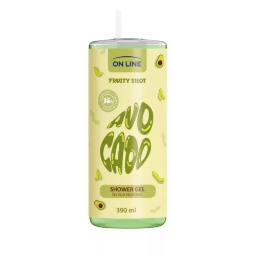 On Line tusfürdő fruity shot avokádó 390 ml - 