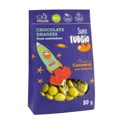 Fudgio Csokoládé drazsé bio 80g - 