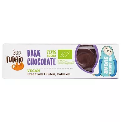 Fudgio Étcsokoládé cukormentes bio 40g - 
