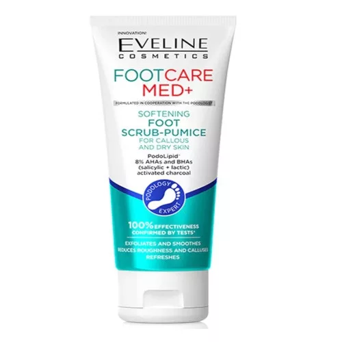 Eveline foot care med+ puhító peeling-habkő lábra 100 ml - 