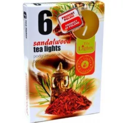 Illatos teamécses szantálfa 6 db-os 1 db