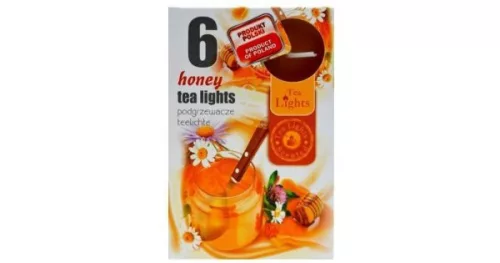 Illatos teamécses méz 6 db-os - Aromaterápiához és természetes wellnesshez