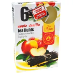 Illatos teamécses alma-vanília 6 db-os 1 db - Aromaterápiához és természetes wellnesshez