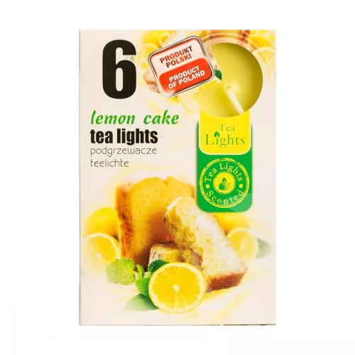 Illatos teamécses tl6 citromtorta 305 6 db - Aromaterápiához és természetes wellnesshez