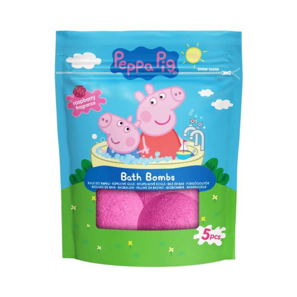 PEPPA MALAC FÜRDŐBOMBA MÁLNA 5X50G