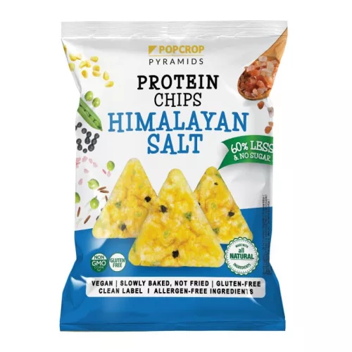 Popcrop pyramids gluténmentes himalya sós protein chips 60 g