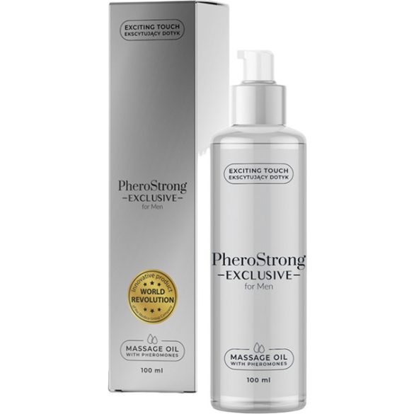 PheroStrong Exclusive - masszázsolaj férfiaknak (100ml)