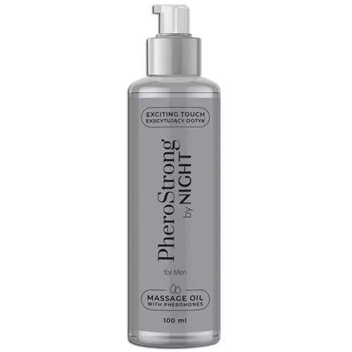 PheroStrong by Night - masszázsolaj nőknek (100ml) - Bio és natúr intim termékek