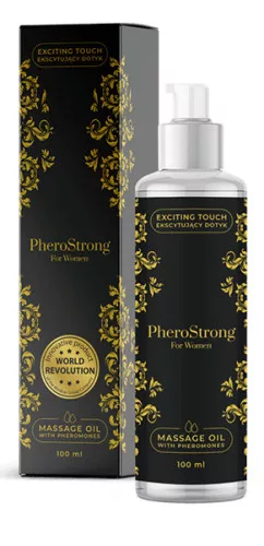 PheroStrong masszázsolaj nőknek (100ml) - Bio és natúr intim termékek