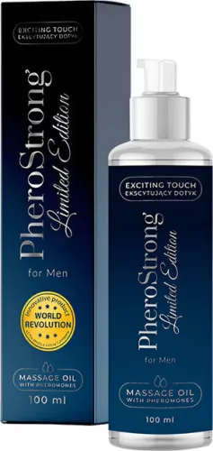 PheroStrong Limited Edition - masszázsolaj férfiaknak (100ml) - Bio és natúr intim termékek