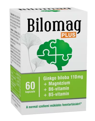 BILOMAG GINKGO BILOBA MG.ÉS VITAMIN - Bio és natúr étrendkiegészítők