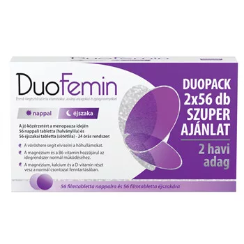 DUOFEMIN ÉTREND-KIEG. TABLETTA 2X56DB - Bio és natúr étrendkiegészítők