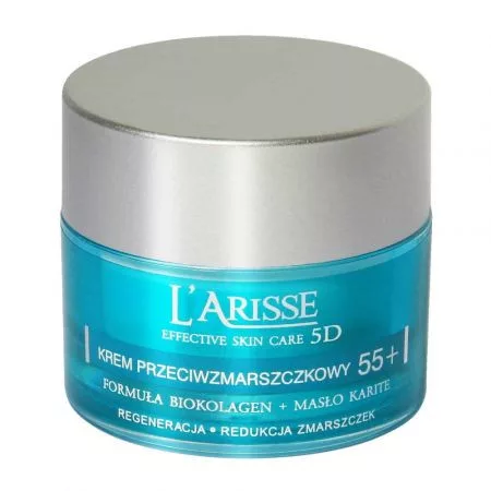 Ava larisse bőrkisimító és lifting hatású arckrém 55+ biokollagén, karité vaj 50 ml - 