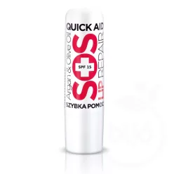 Quick aid S.O.S. ajakápoló argán és olíva olajjal spf 15 védőfaktorral 3,8 g - Bio és natúr kozmetikumok