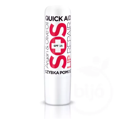 Quick aid S.O.S. ajakápoló argán és olíva olajjal spf 15 védőfaktorral 3,8 g - Bio és natúr kozmetikumok