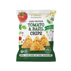Popcrop protein piramis snack paradicsom-bazsalikom 60 g - Bio és natúr élelmiszerek