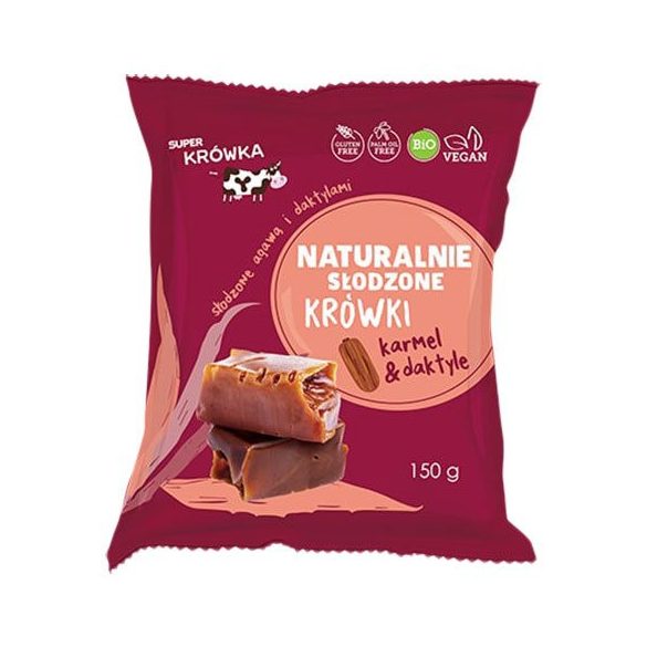 Super fudgio bio tejmentes datolya agavé karamella 150 g