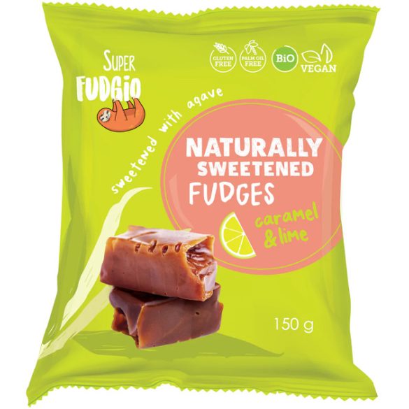 Super fudgio bio tejmentes karamella agavé-lime 150 g