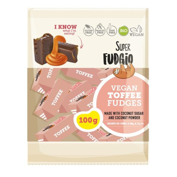 Super fudgio bio vegán karamella toffee 100 g