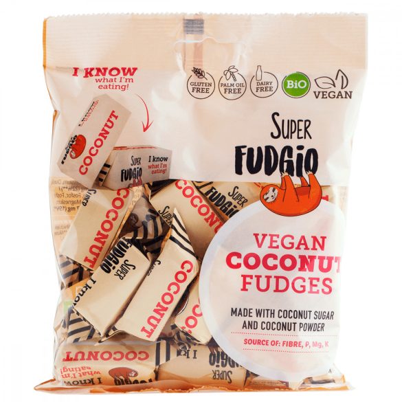 Super fudgio bio vegán karamella kókuszos 100 g