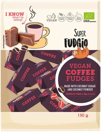 Fudgio Bio Tejmentes Kávés karamella 150g - 