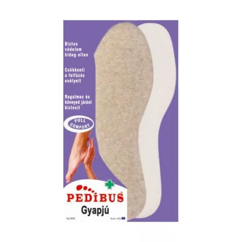 Pedibus talpbetét gyapjú 39-40 - Bio és natúr kozmetikumok