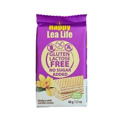   Lea life mini vaníliás ostyaszelet hozzáadott cukor-, glutén-, laktóz nélkül 48 g