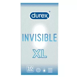 Durex Invisible XL - extra nagy óvszer (10db) - Bio és natúr intim termékek