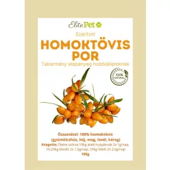 Elite Pet Homoktövis por 100g 100% (gyümölcshús, héj, mag, levél, kéreg) - 