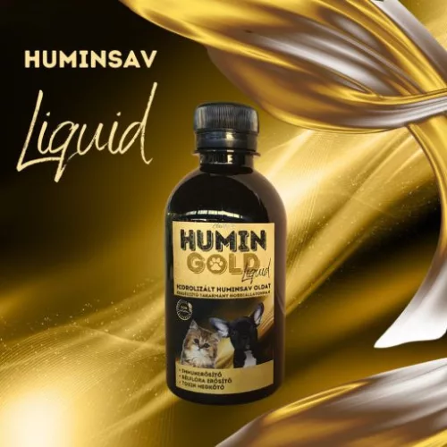 HUMIN GOLD Liquid 100ml fecskendővel azonnal hat, 100%-ban felszívódik - 
