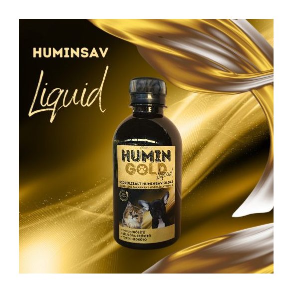 HUMIN GOLD Liquid 100ml fecskendővel azonnal hat, 100%-ban felszívódik